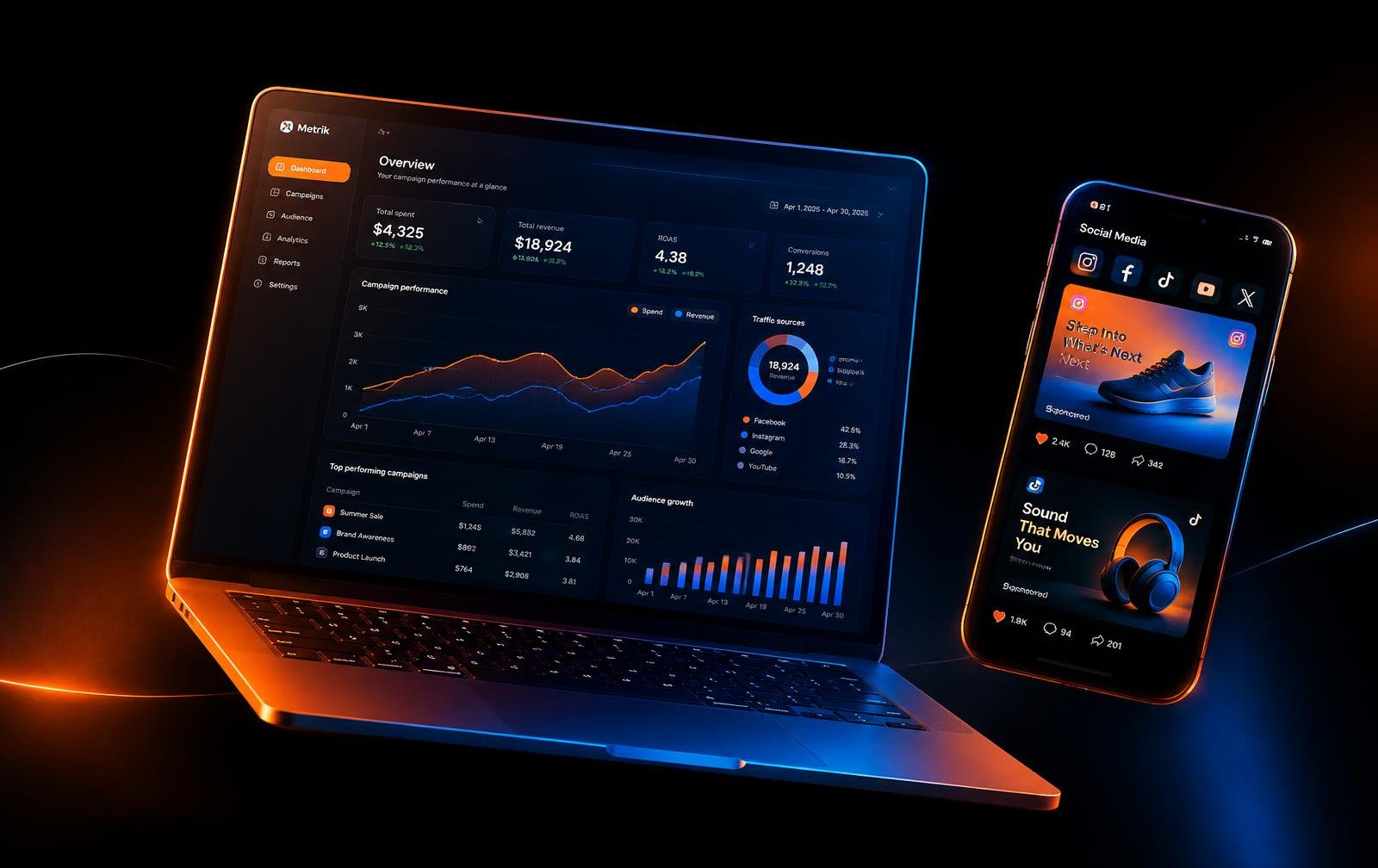Brandline concept mockup